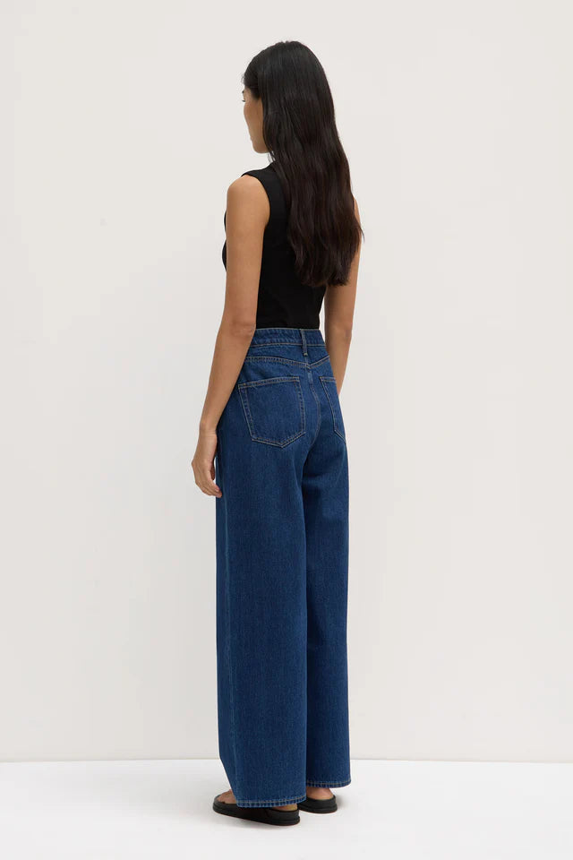 Assembly Label - Wide Leg Jean - Heritage Blue