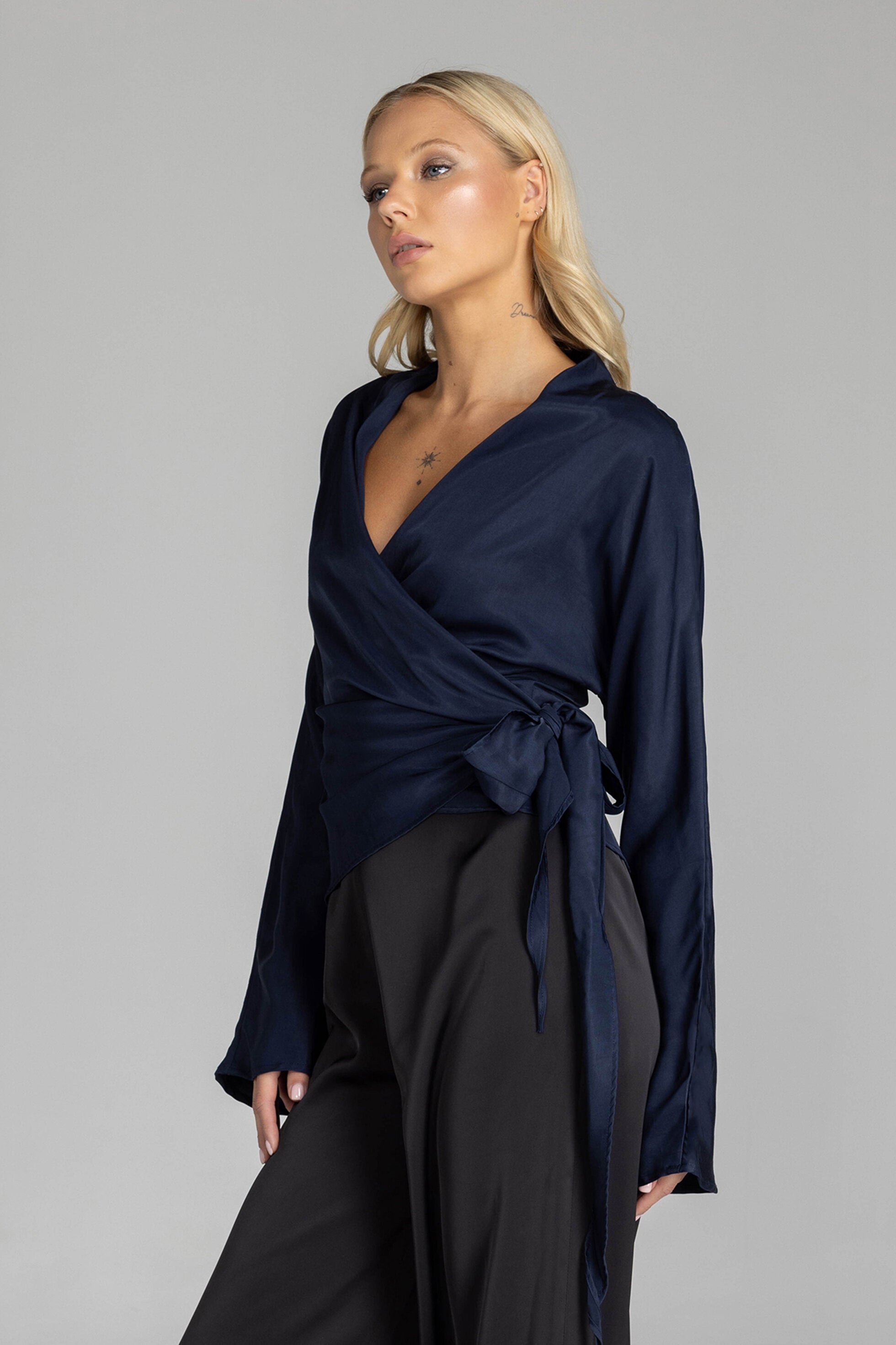 Blak - With My Heart Top - Navy