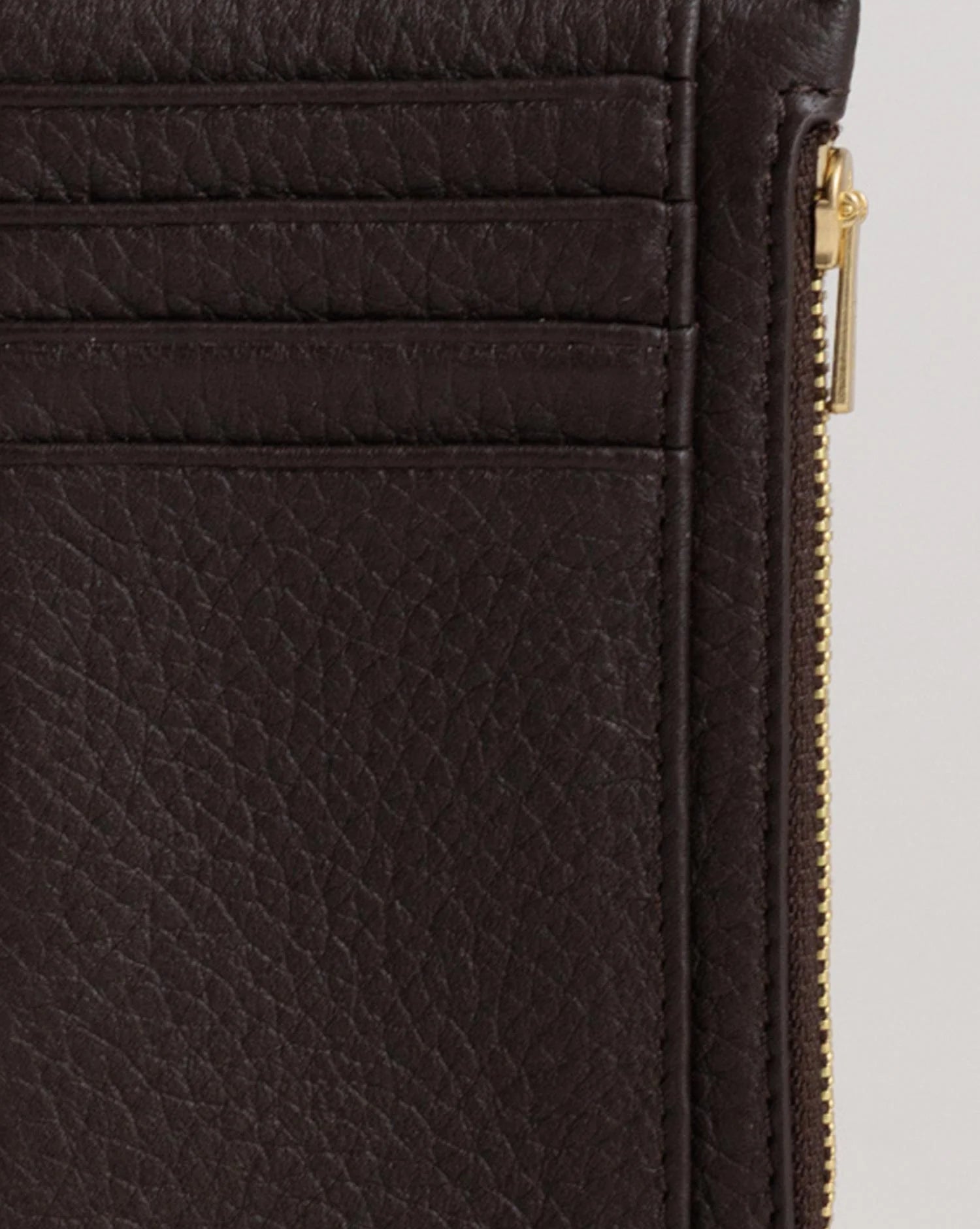 Yu Mei - Frank Cardholder - Molasses Dear Nappa