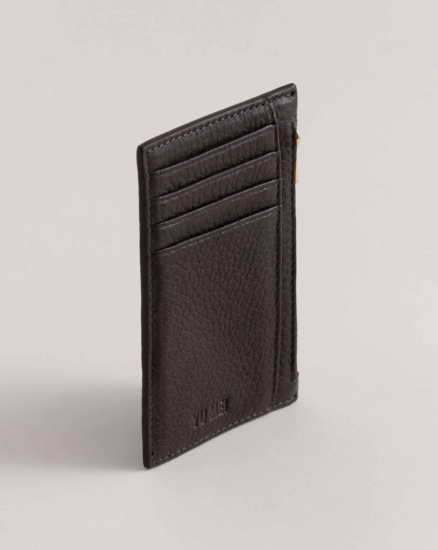 Yu Mei - Frank Cardholder - Molasses Dear Nappa