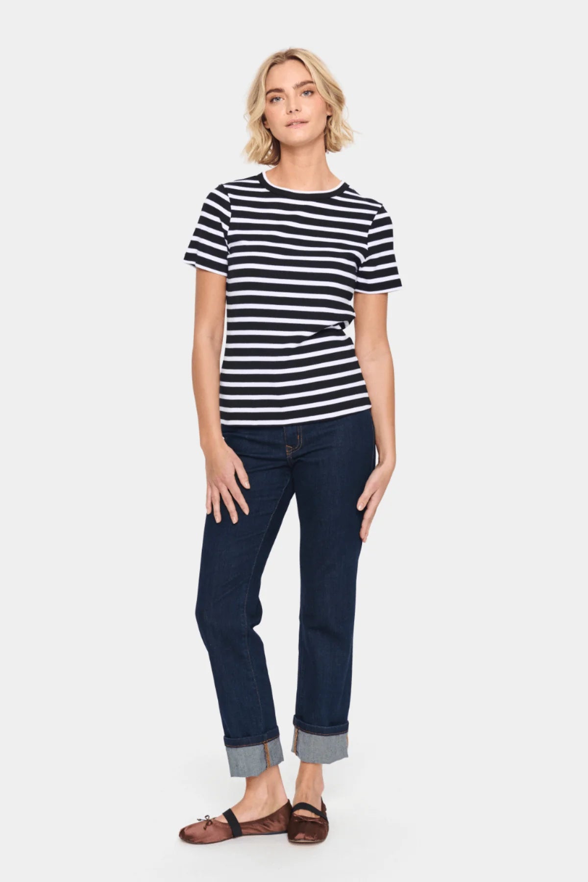 Saint Tropez - Aster SZ SS Stripe T-Shirt