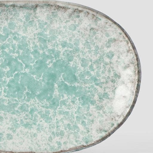 NAIBU - AQUA SPLASH SMALL OLIVE PLATE