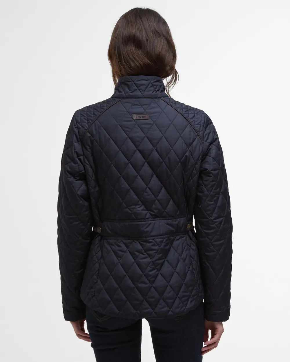 Barbour - Crawford Cavalry Quilted Jacket - Dark Navy/Ancient Tartan