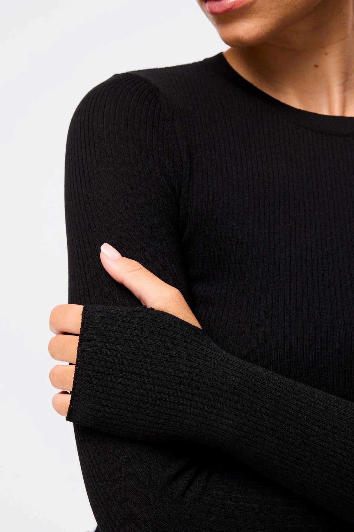 Mossman - Fine Line Knit - Black