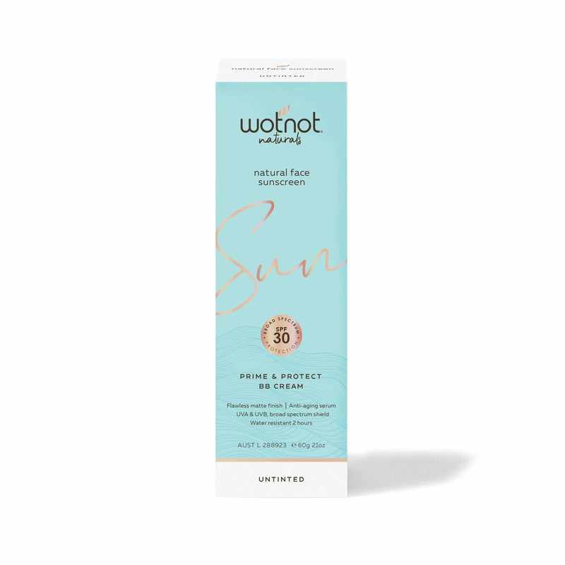 WOTNOT Natural Face Sunscreen + Serum, BB Cream & Mineral Makeu