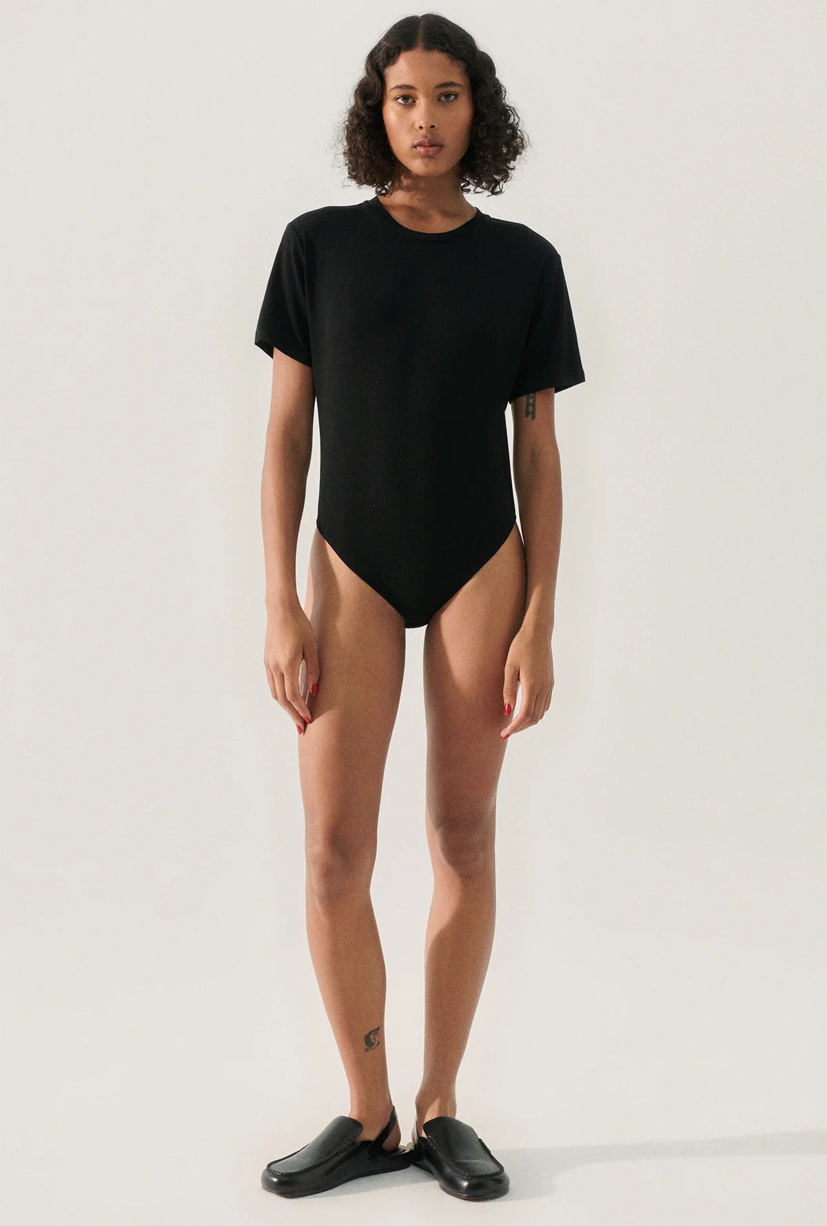 Silk Laundry - Bodysuit Tee - Black