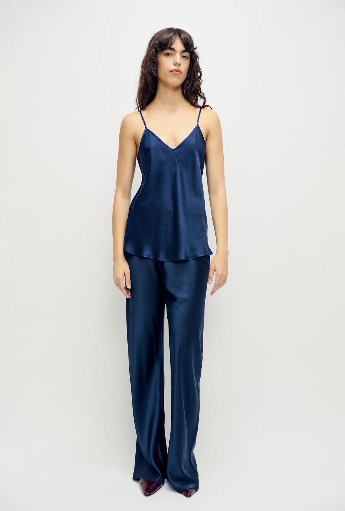 Silk Laundry - Bias Cut Cami - Midnight