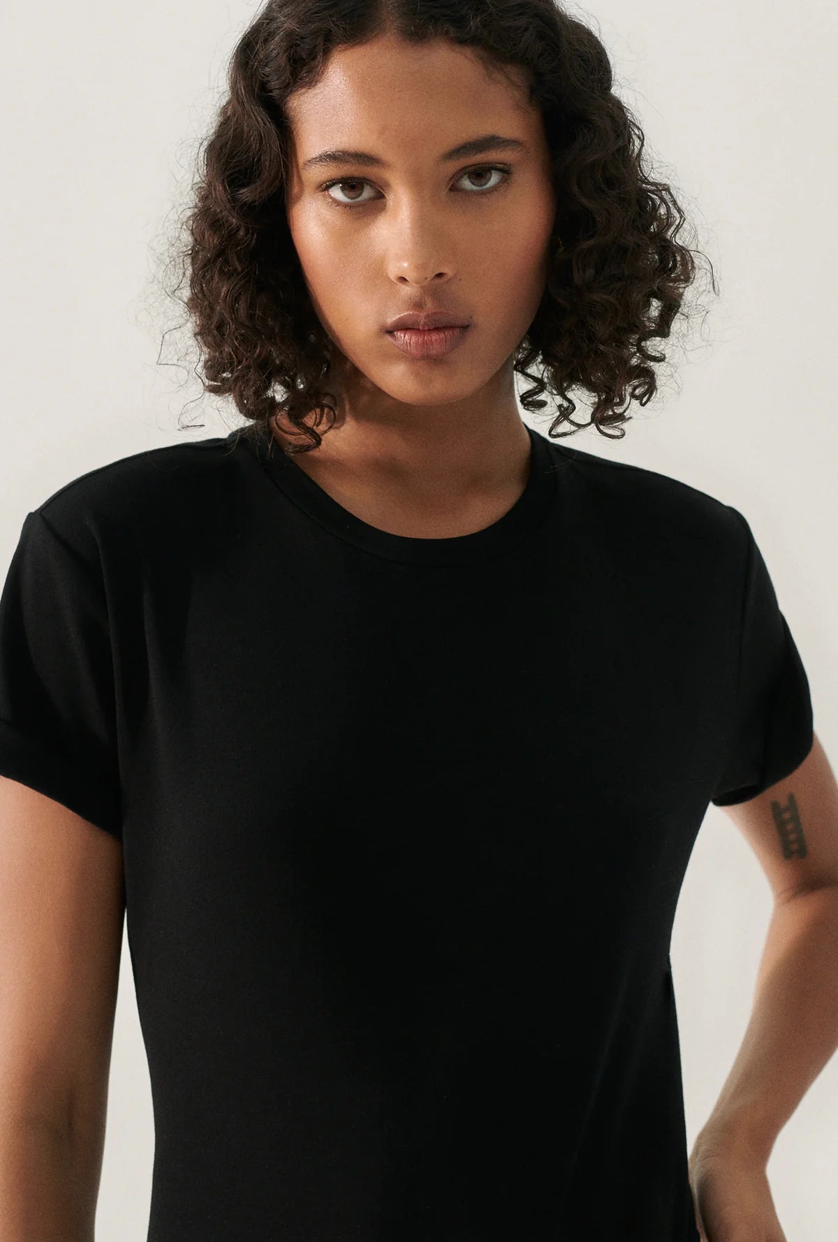 Silk Laundry - Bodysuit Tee - Black