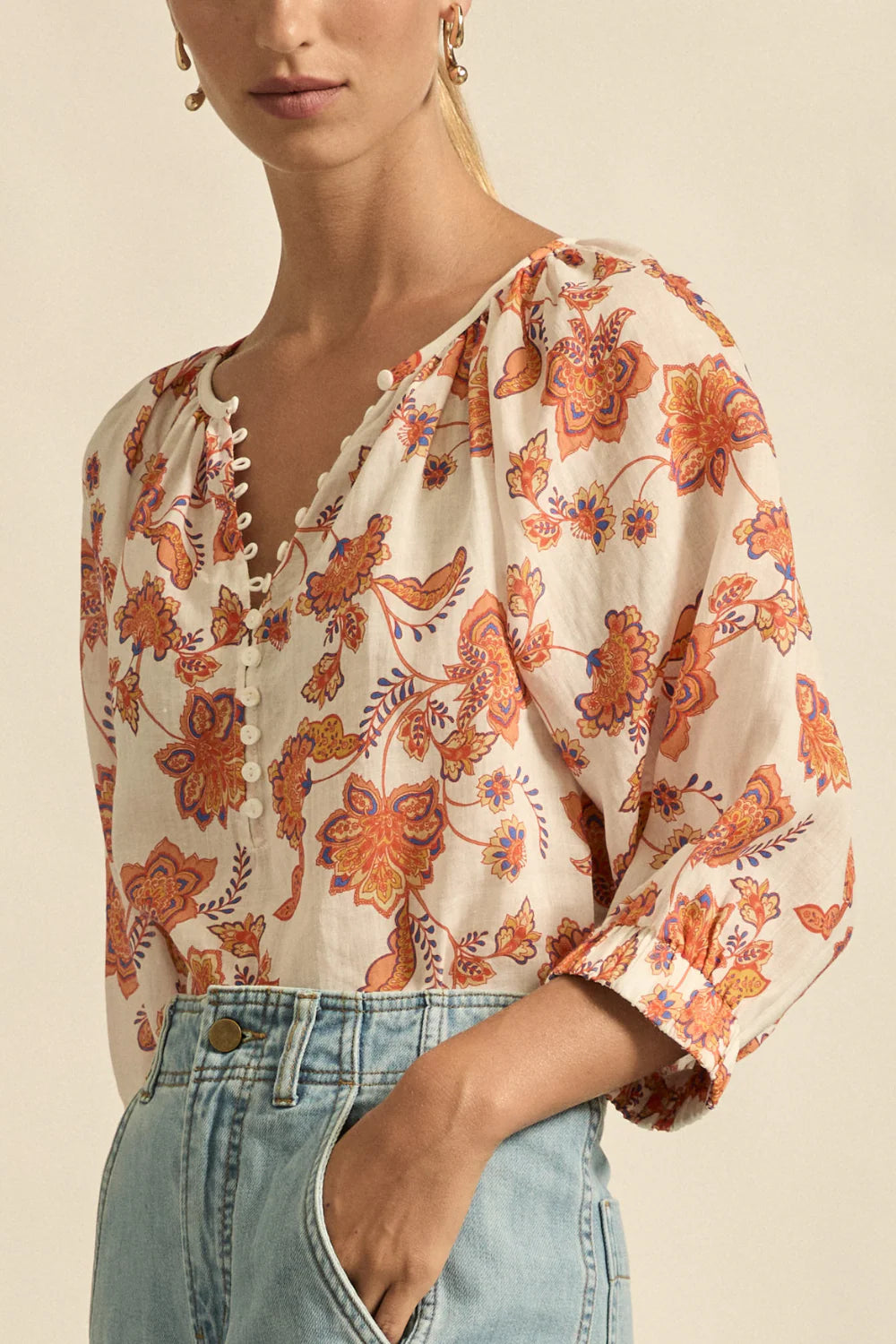Zoe Kratzmann - Tranquil Top - Orchard Botanic
