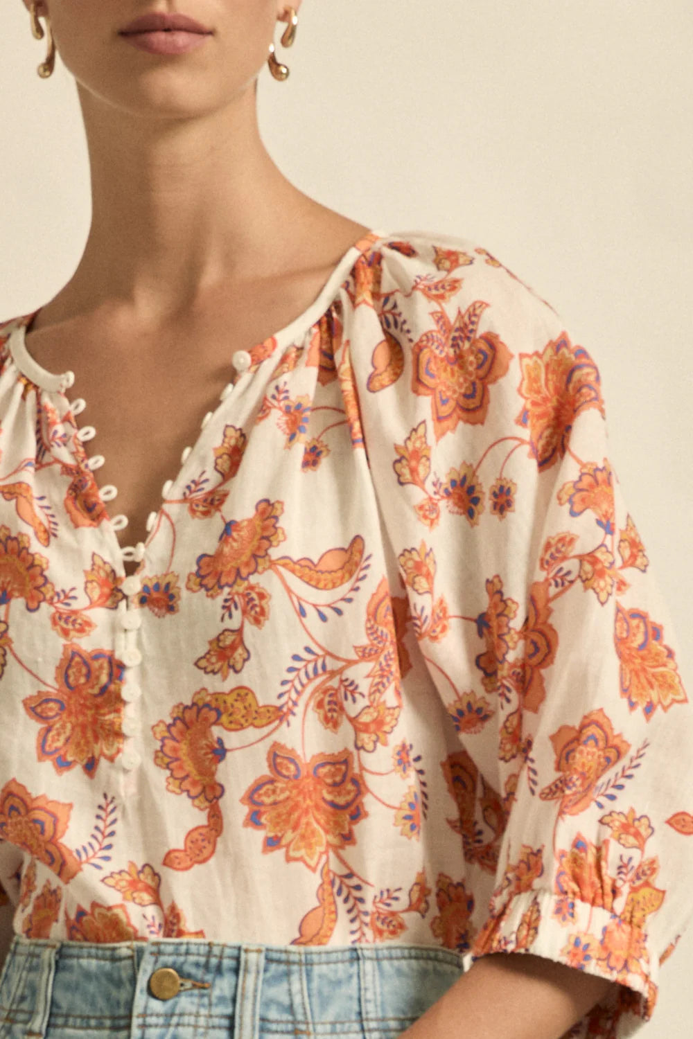Zoe Kratzmann - Tranquil Top - Orchard Botanic
