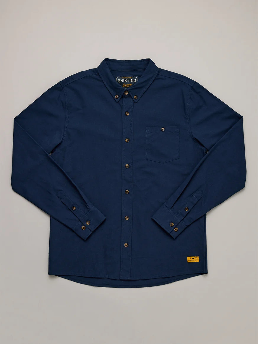 JUAT ANOTHER FISHERMAN - ANCHORAGE SHIRT - NAVY