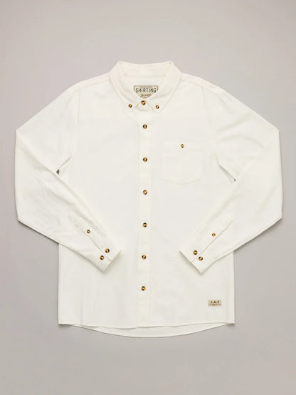 JUST ANOTHER FISHERMAN - ANCHORAGE SHIRT - WHITE
