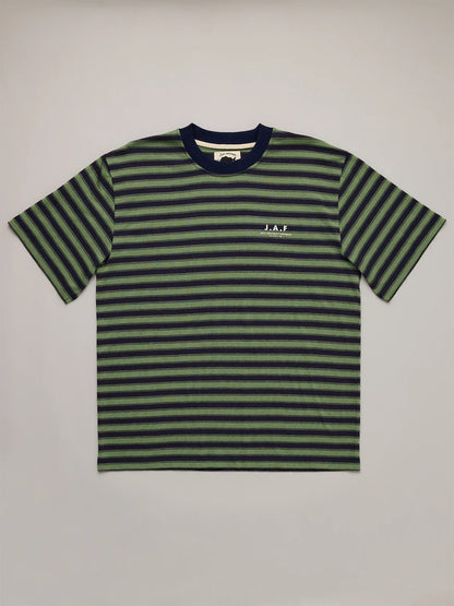 JUST ANOTHER FISHERMAN - SHORE TEE - GREEN STRIPE