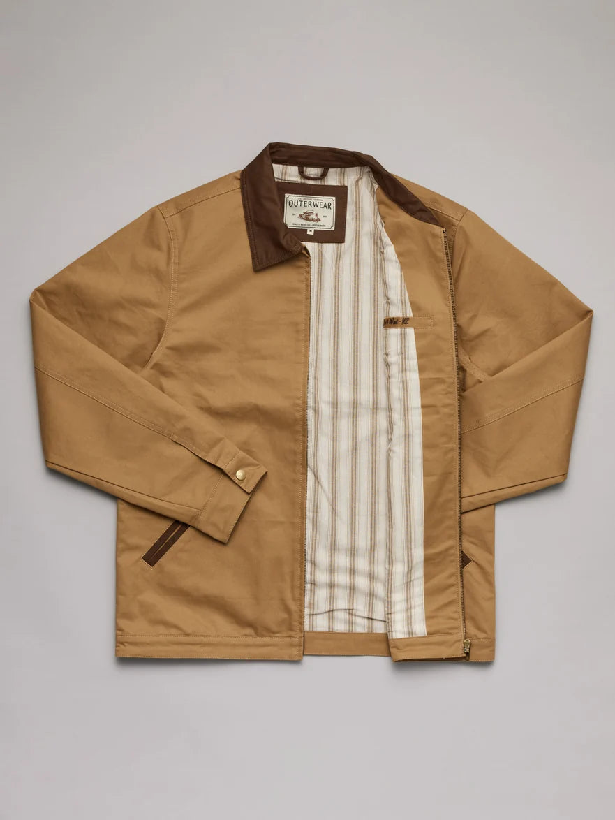 Just Another Fisherman - HELMSMANS JACKET - BEIGE/BROWN