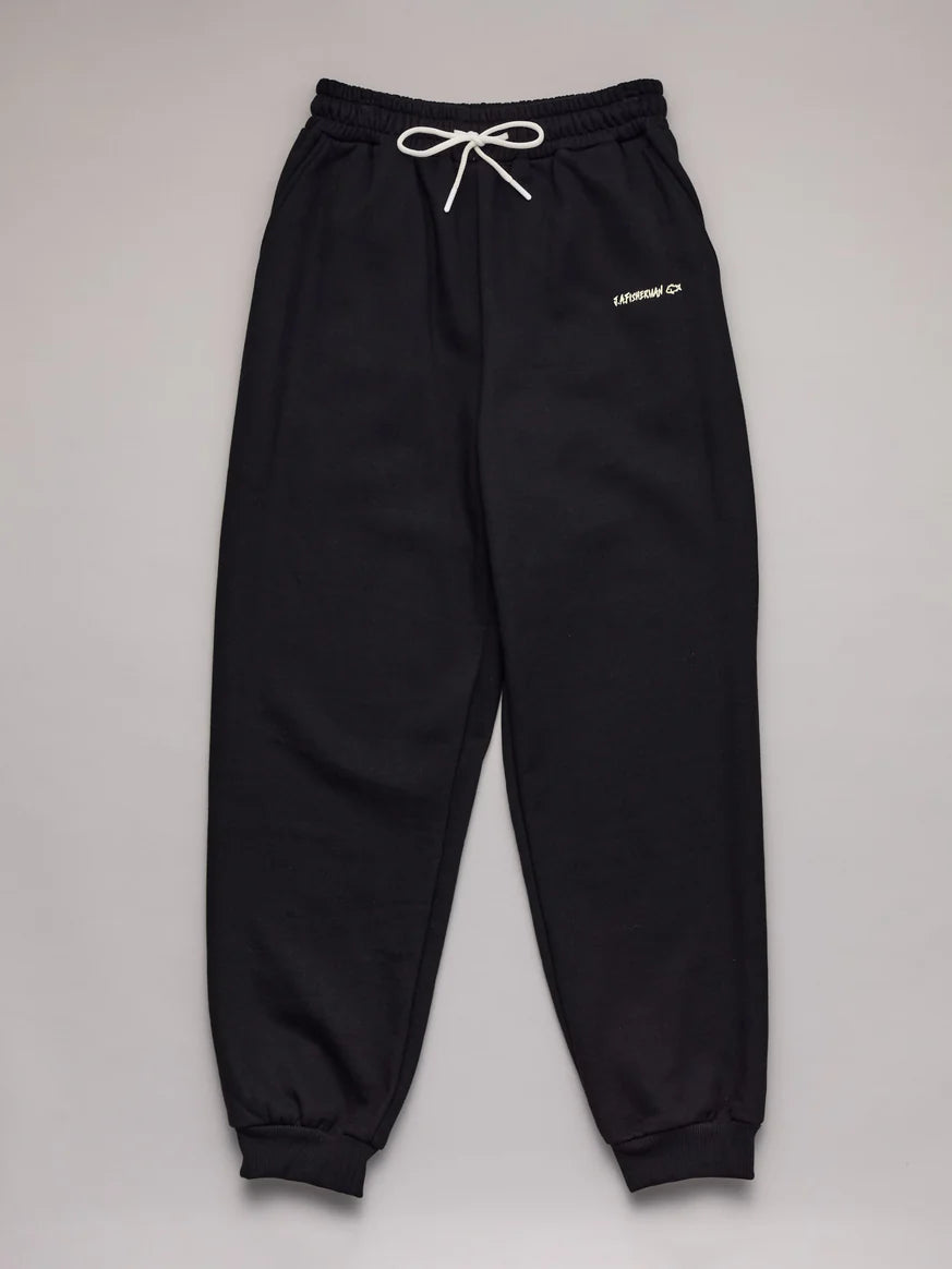 Just Another Fisherman - Stewart Trackpants - Black