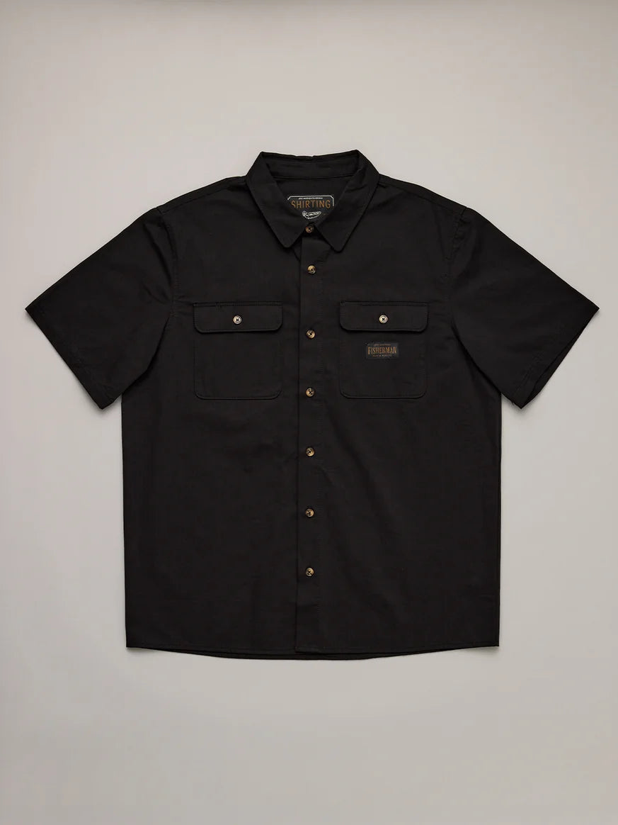 JUST ANOTHER FISHERMAN - LOYALTY SHORT SLEEVE SHIRT - BLACK
