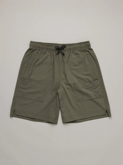 JUST ANOTHER FISHERMAN - EXPLORER SHORTS - LIGHT KHAKI