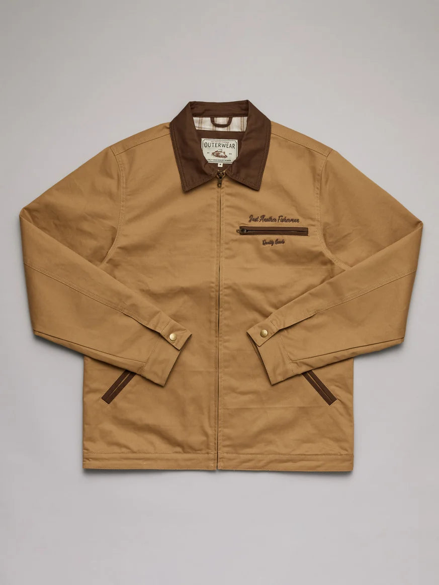 Just Another Fisherman - HELMSMANS JACKET - BEIGE/BROWN