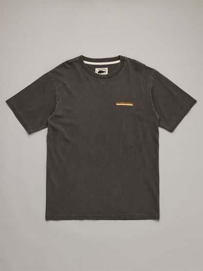 JUST ANOTHER FISHERMAN - SALTY ANGLERS SEA TEE - AGED BLACK