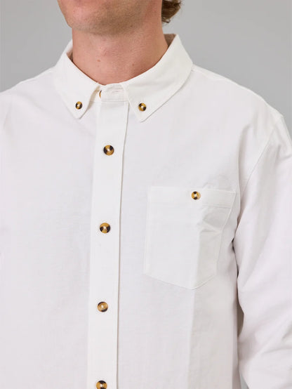 JUST ANOTHER FISHERMAN - ANCHORAGE SHIRT - WHITE