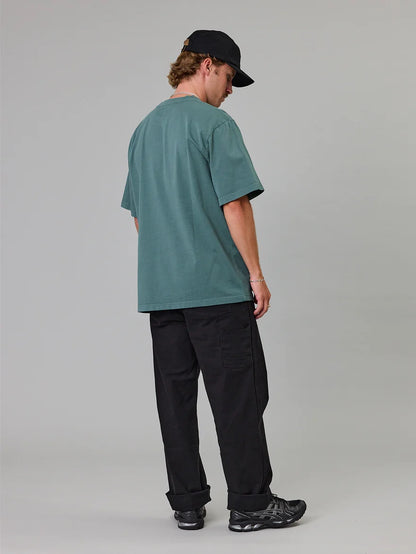 JUST ANOTHER FISHERMAN - CASTING HEAVY SHORE TEE - DUSK PINE