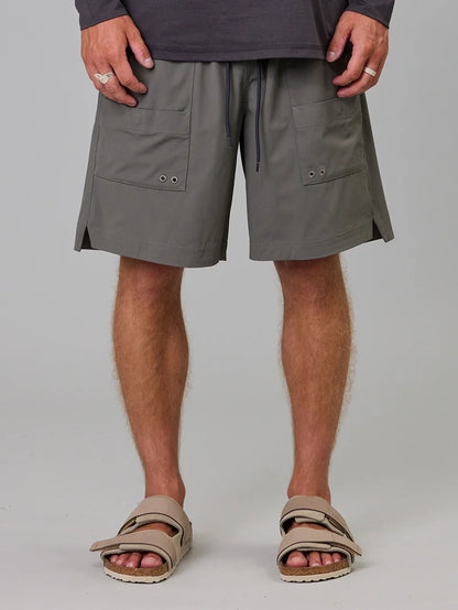 JUST ANOTHER FISHERMAN - EXPLORER SHORTS - LIGHT KHAKI