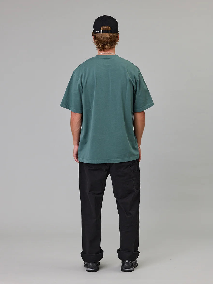 JUST ANOTHER FISHERMAN - CASTING HEAVY SHORE TEE - DUSK PINE