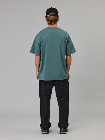 JUST ANOTHER FISHERMAN - CASTING HEAVY SHORE TEE - DUSK PINE