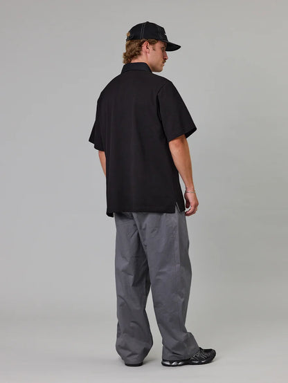 JUST ANOTHER FISHERMAN - PORTSIDE POLO - BLACK