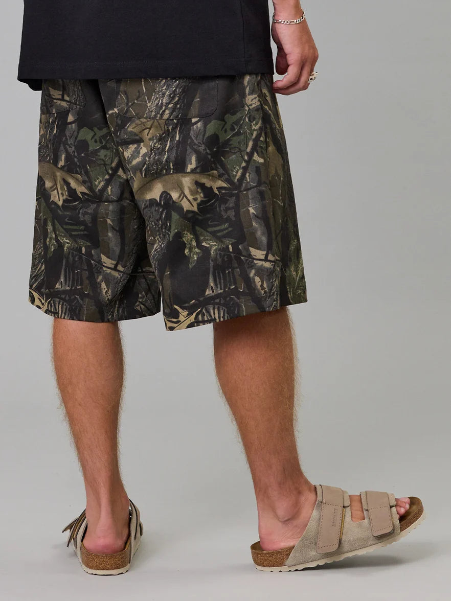 JUST ANOTHER FISHERMAN - SHIPYARD SHORTS - OAK CAMO