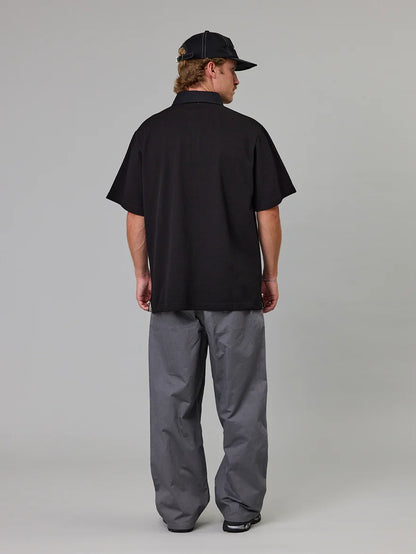 JUST ANOTHER FISHERMAN - PORTSIDE POLO - BLACK