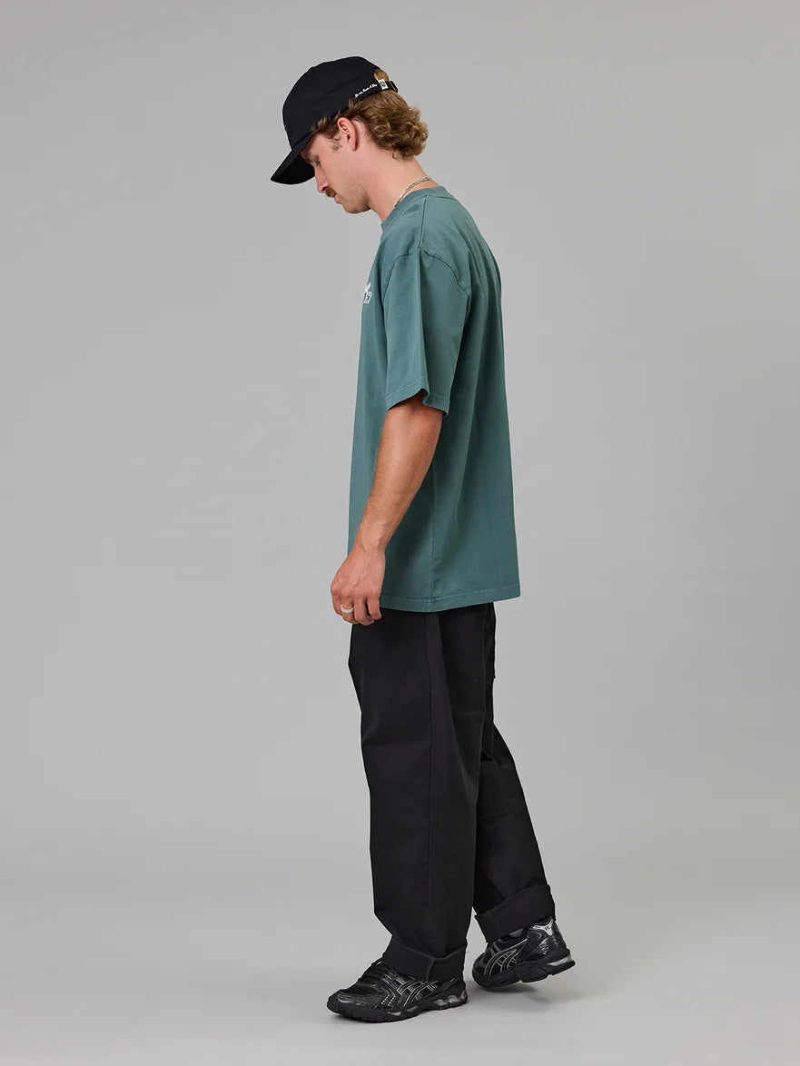 JUST ANOTHER FISHERMAN - CASTING HEAVY SHORE TEE - DUSK PINE