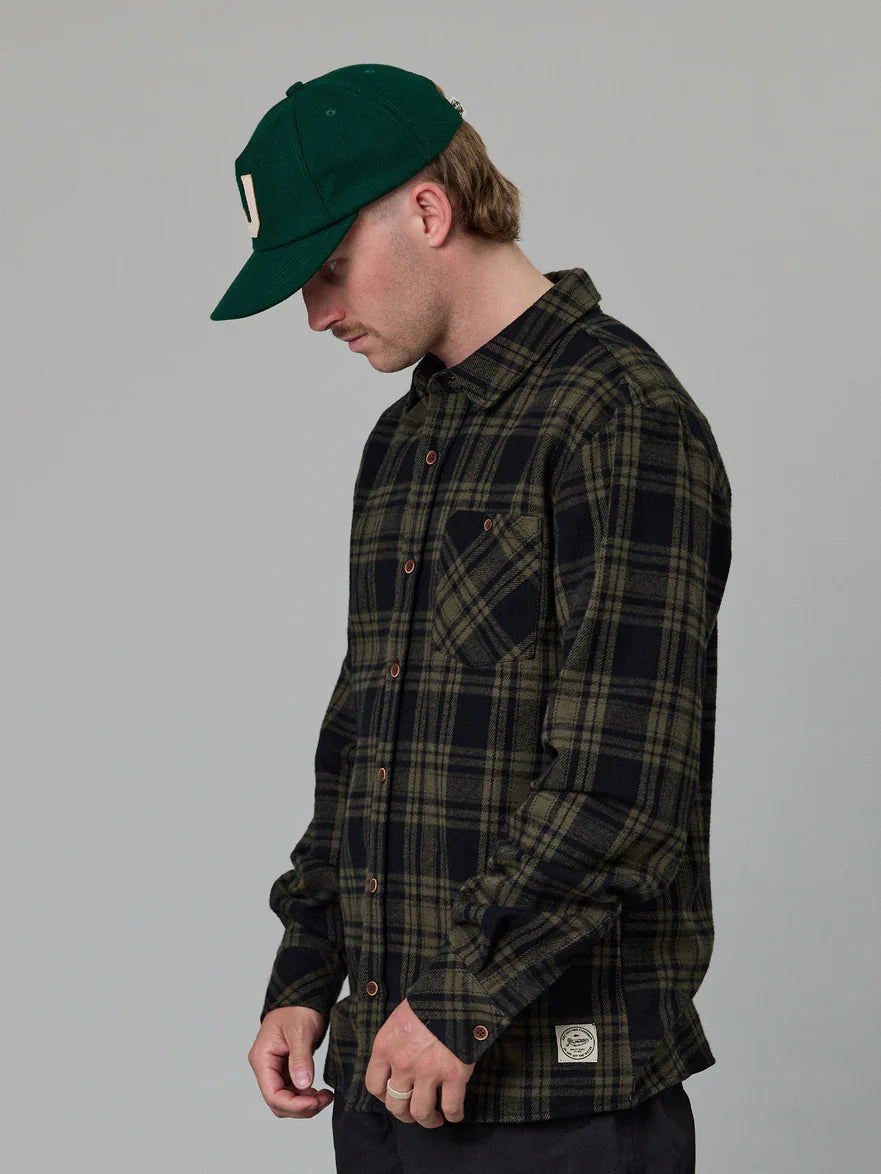 JUST ANOTHER FISHERMAN - BOATYARD SHIRT - ALPINE CHECK