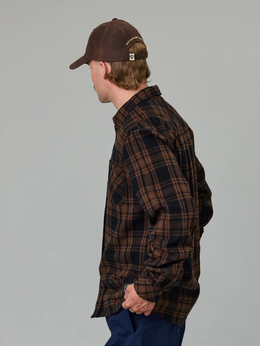 Just Another Fisherman - Boatyard Shirt - Brown Check
