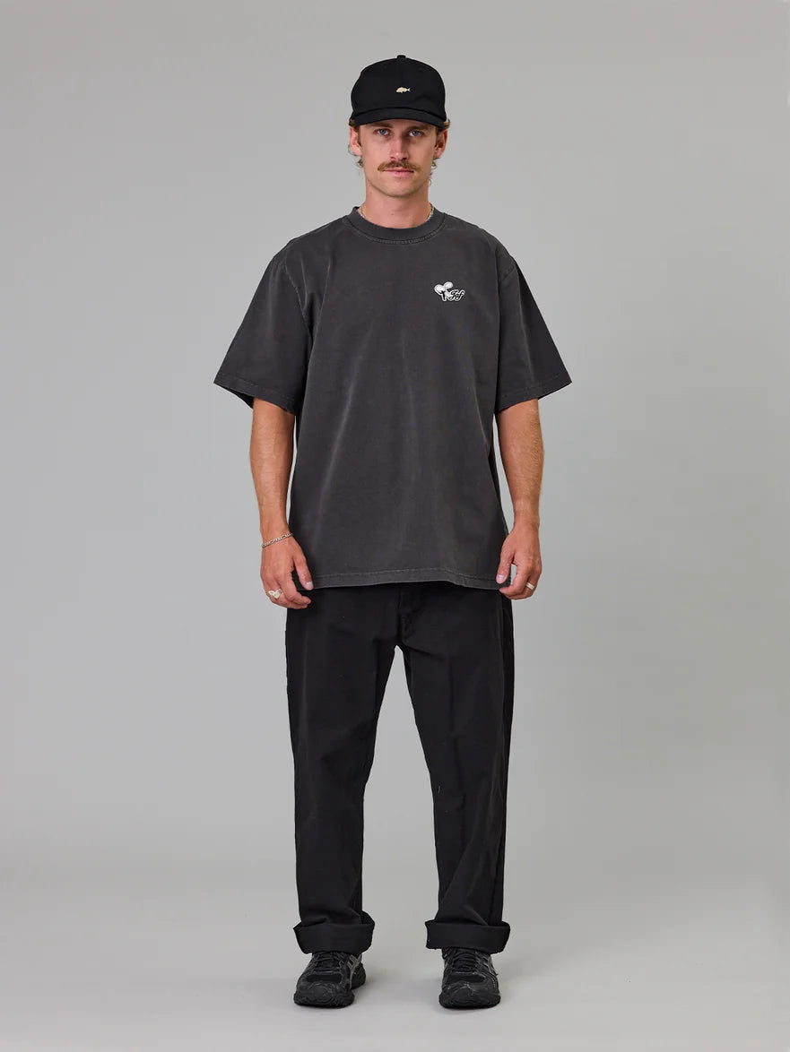 JUST ANOTHER FISHERMAN - CASTING HEAVY SHORE TEE - DUSK PINE