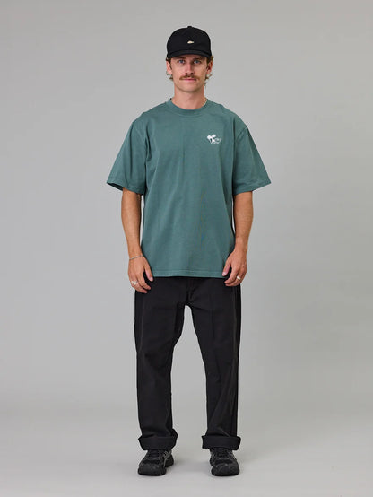 JUST ANOTHER FISHERMAN - CASTING HEAVY SHORE TEE - DUSK PINE