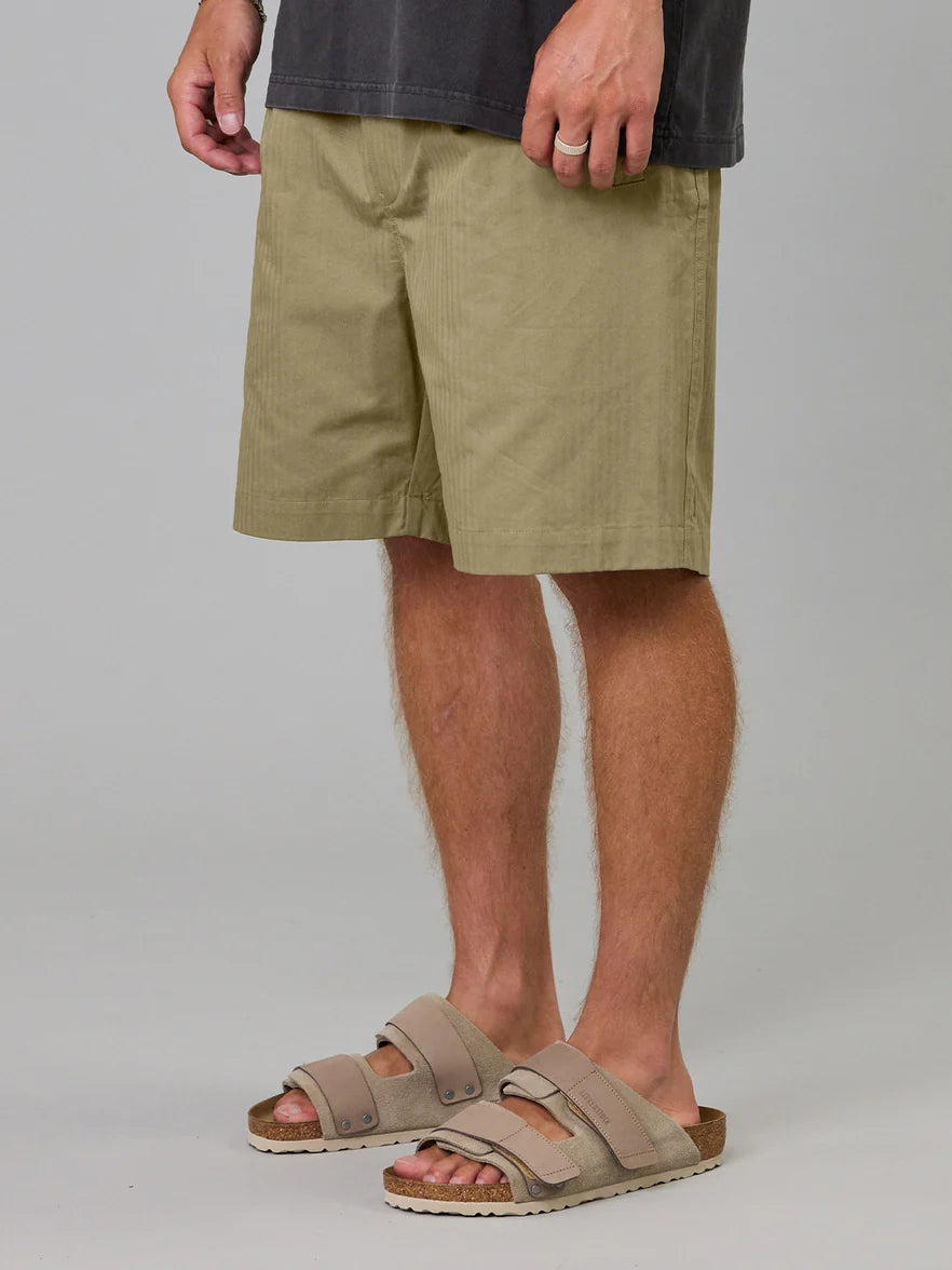 JUST ANOTHER FISHERMAN - HERRING SHORTS - LIGHT KHAKI