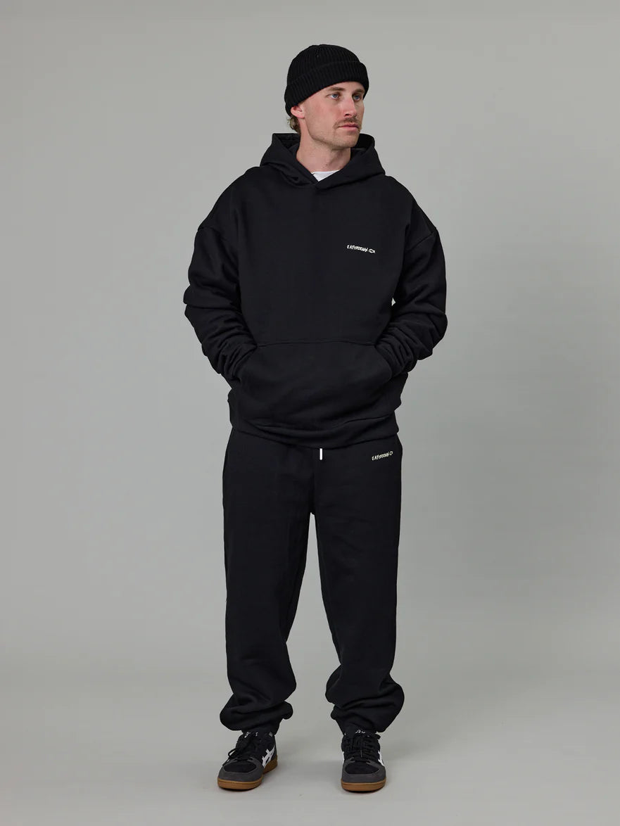 Just Another Fisherman - Stewart Trackpants - Black