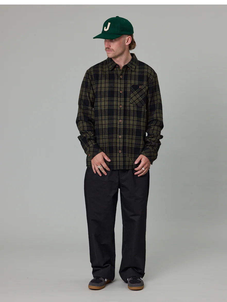 JUST ANOTHER FISHERMAN - BOATYARD SHIRT - ALPINE CHECK