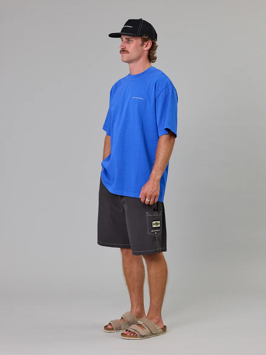 JUST ANOTHER FISHERMAN - KAHAWAI BOARDSHORTS - CHARCOAL