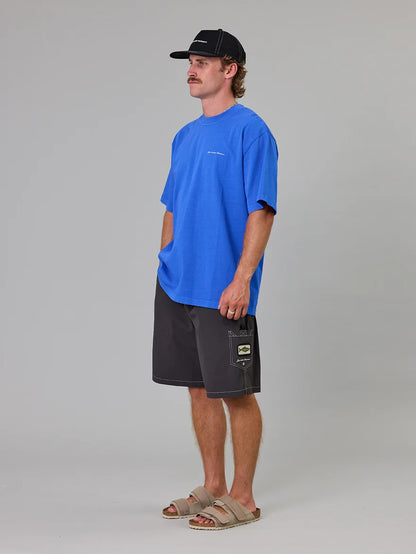 JUST ANOTHER FISHERMAN - KAHAWAI BOARDSHORTS - CHARCOAL