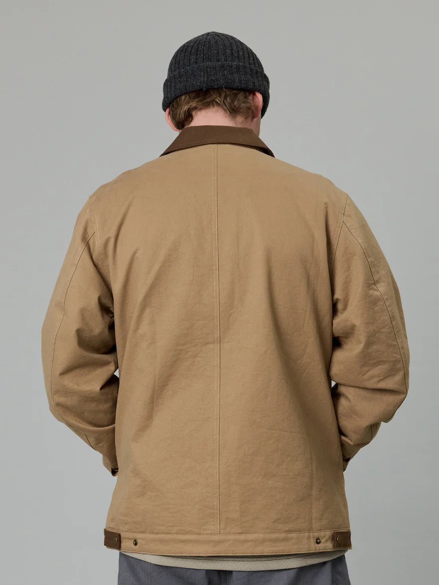 Just Another Fisherman - HELMSMANS JACKET - BEIGE/BROWN