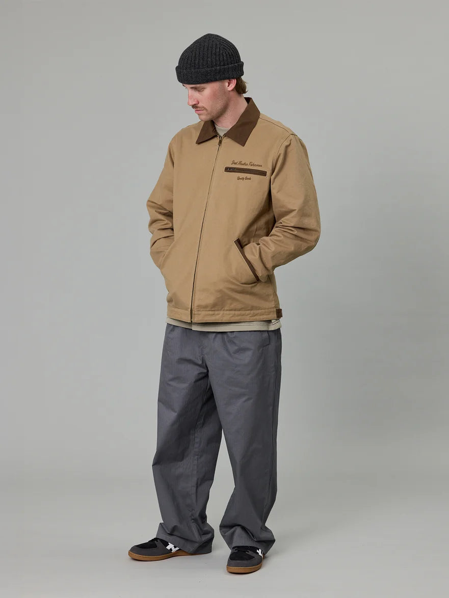 Just Another Fisherman - HELMSMANS JACKET - BEIGE/BROWN