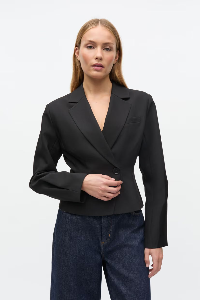 ENVII - ENAUGUSTINE SHORT BLAZER - BLACK