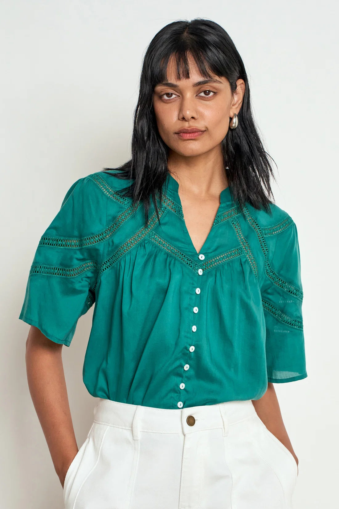 Zoe Kratzmann - Pulse Top - Cedar