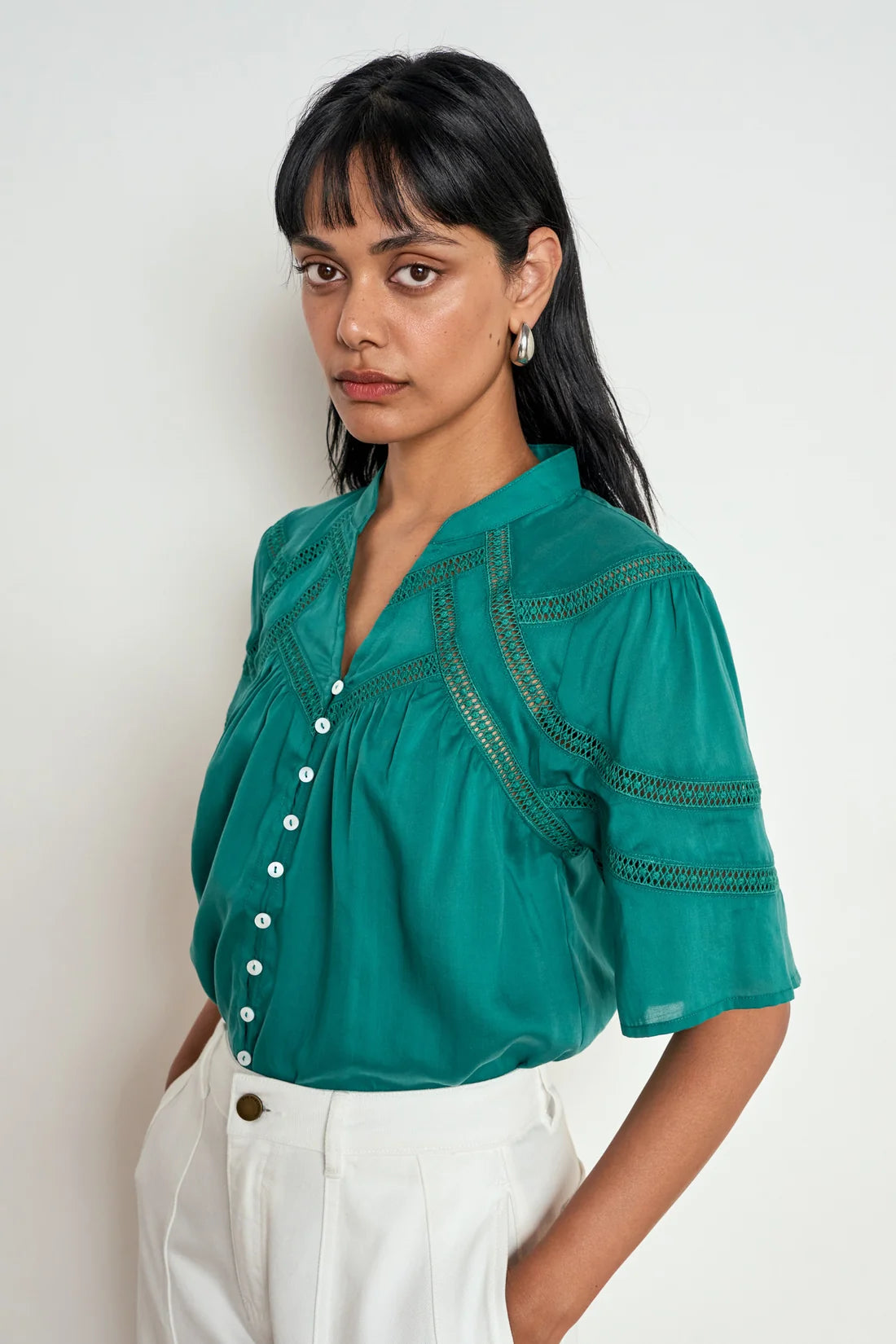 Zoe Kratzmann - Pulse Top - Cedar