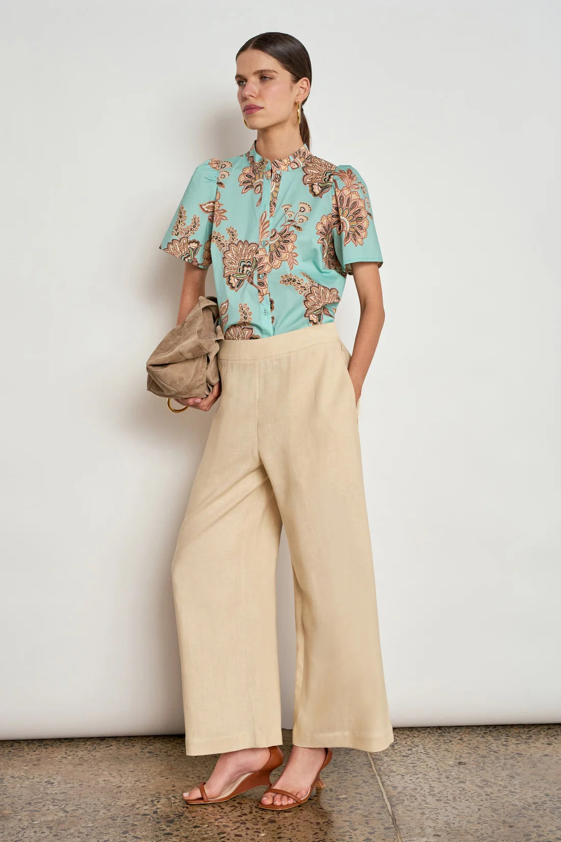 Zoe Kratzmann - Hail Top - Mint Kgari