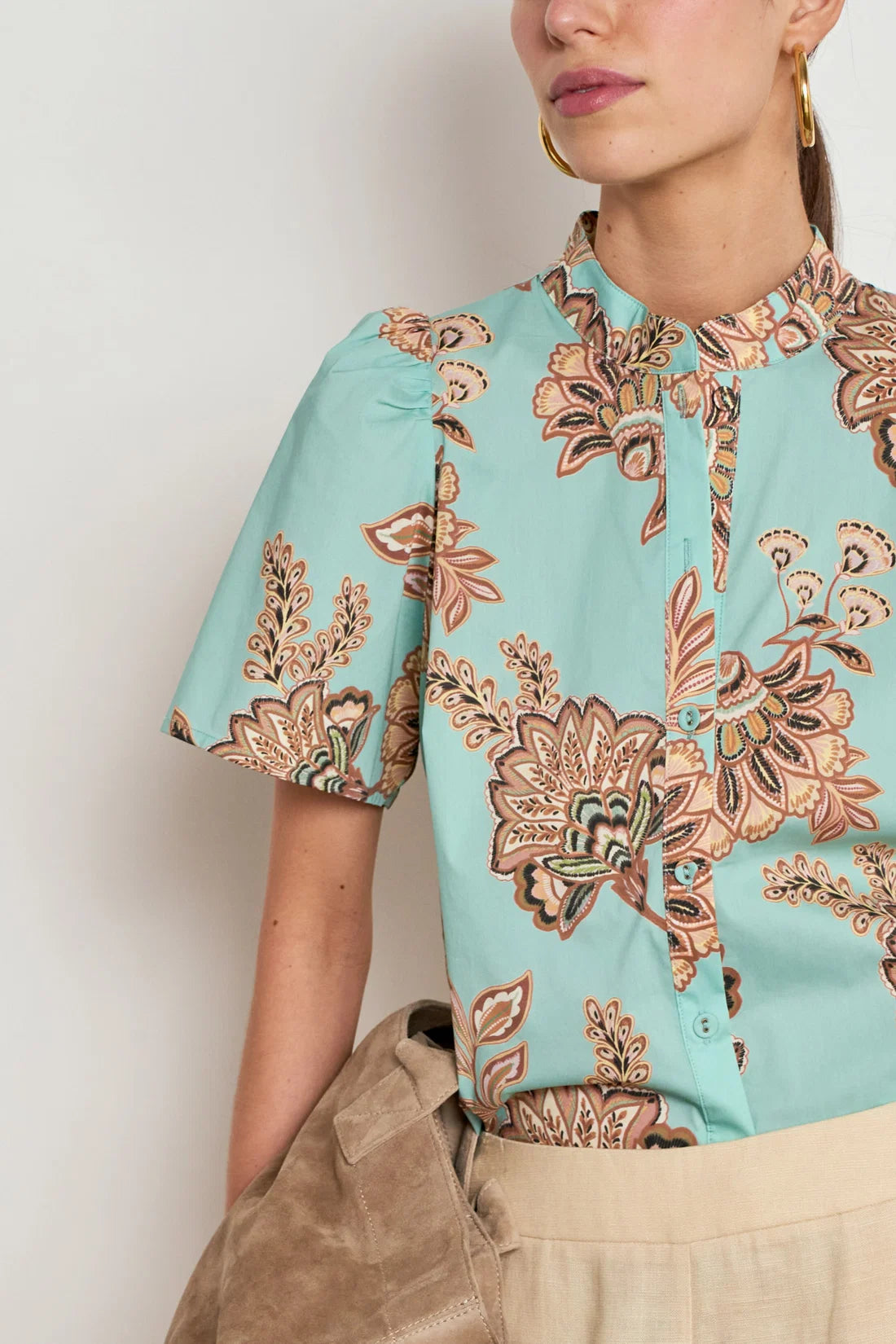 Zoe Kratzmann - Hail Top - Mint Kgari