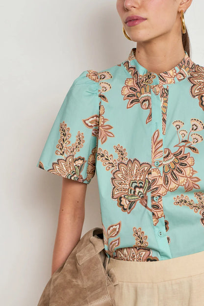 Zoe Kratzmann - Hail Top - Mint Kgari