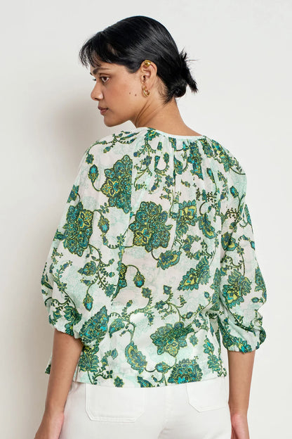 Zoe Kratzmann - Vow Top - Garden Paisley